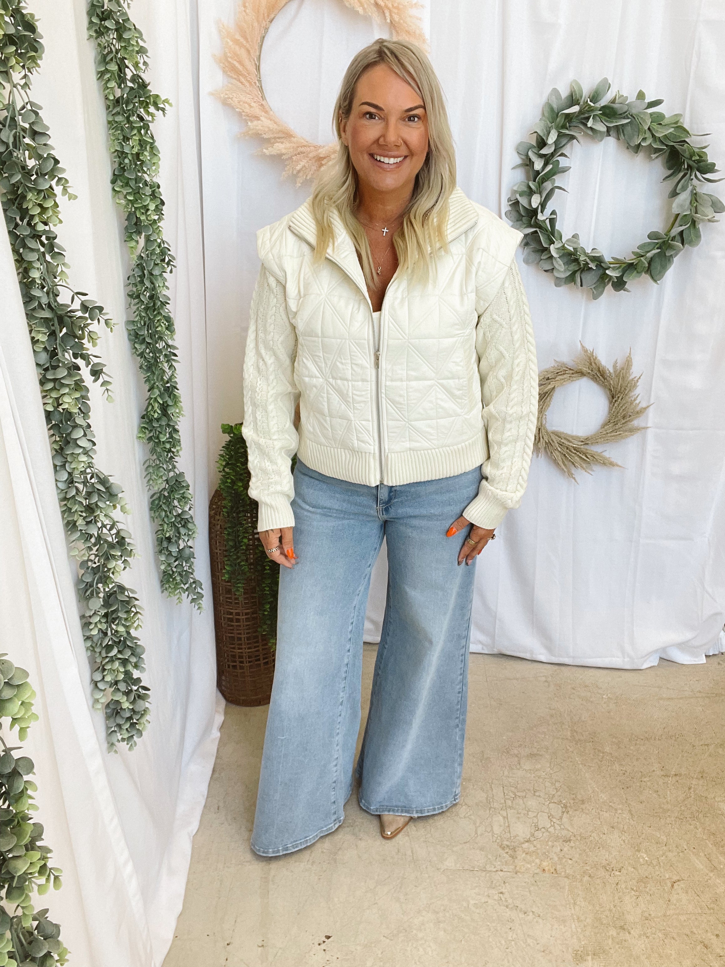 Mica Paradiso Wide Leg Jeans-Jeans-mica-The Silo Boutique, Women's Fashion Boutique Located in Warren and Grand Forks North Dakota