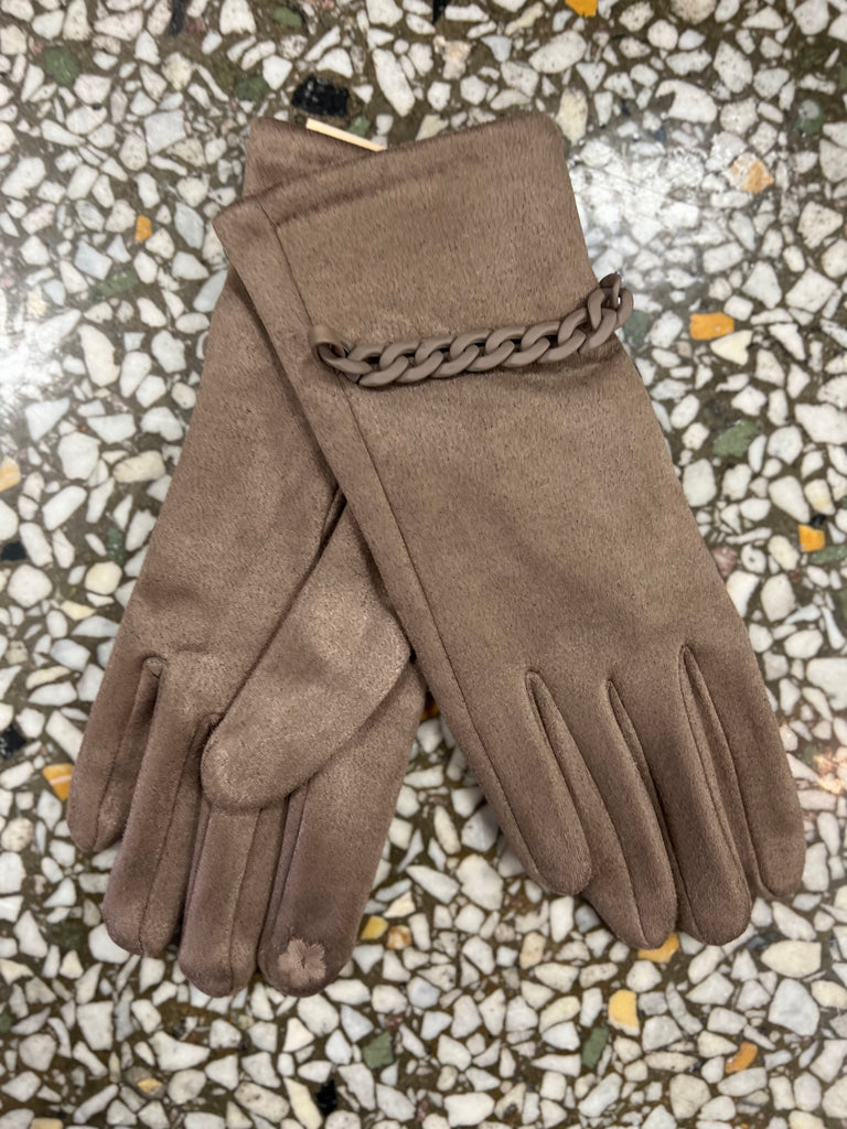 Chain Detail Gloves-Gloves & Mittens-wona-The Silo Boutique, Women's Fashion Boutique Located in Warren and Grand Forks North Dakota