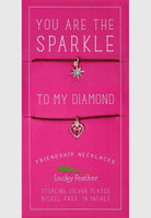 Friendship Necklace - Sparkle/Diamond-Bracelets-lucky feather-The Silo Boutique, Women's Fashion Boutique Located in Warren and Grand Forks North Dakota