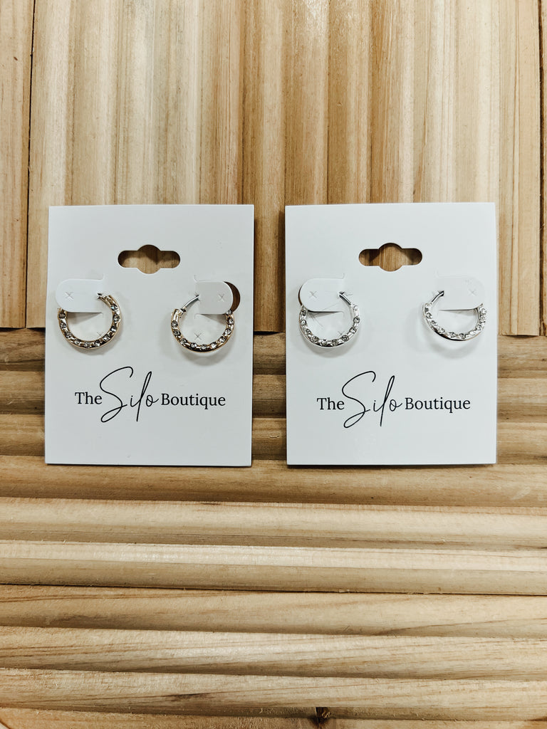 Dazzlers Hoop Earrings-earrings-howards-The Silo Boutique, Women's Fashion Boutique Located in Warren and Grand Forks North Dakota