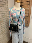 Leather Rope Purse-Black-Purses-Fame-The Silo Boutique, Women's Fashion Boutique Located in Warren and Grand Forks North Dakota