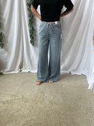 Judy Blue Palazzo Featherweight Jeans-Jeans-judy blue-The Silo Boutique, Women's Fashion Boutique Located in Warren and Grand Forks North Dakota