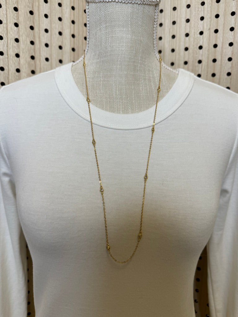 Cubic Necklace-Necklaces-Fame-The Silo Boutique, Women's Fashion Boutique Located in Warren and Grand Forks North Dakota