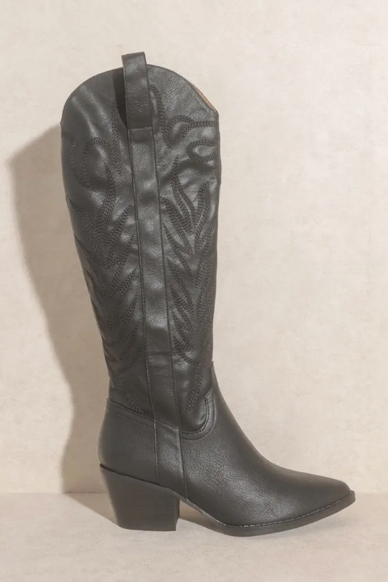 Oasis The Samara Black Boot-Boots-oasis society-The Silo Boutique, Women's Fashion Boutique Located in Warren and Grand Forks North Dakota