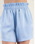 Glam Shorts-Blue-Final Sale-Shorts-glam-The Silo Boutique, Women's Fashion Boutique Located in Warren and Grand Forks North Dakota