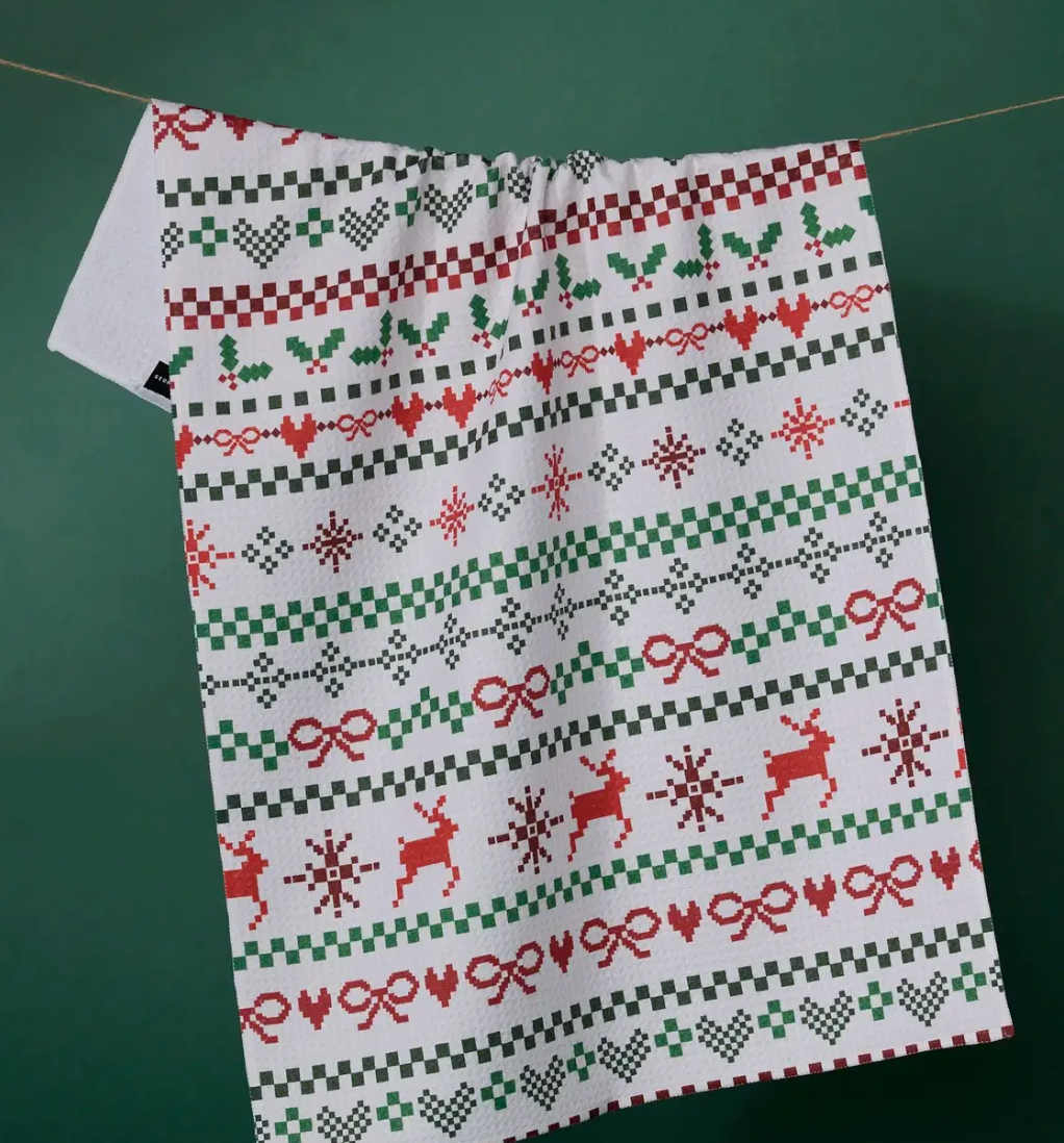 Geometry Tea Towel-dish cloth-geometry-The Silo Boutique, Women's Fashion Boutique Located in Warren and Grand Forks North Dakota