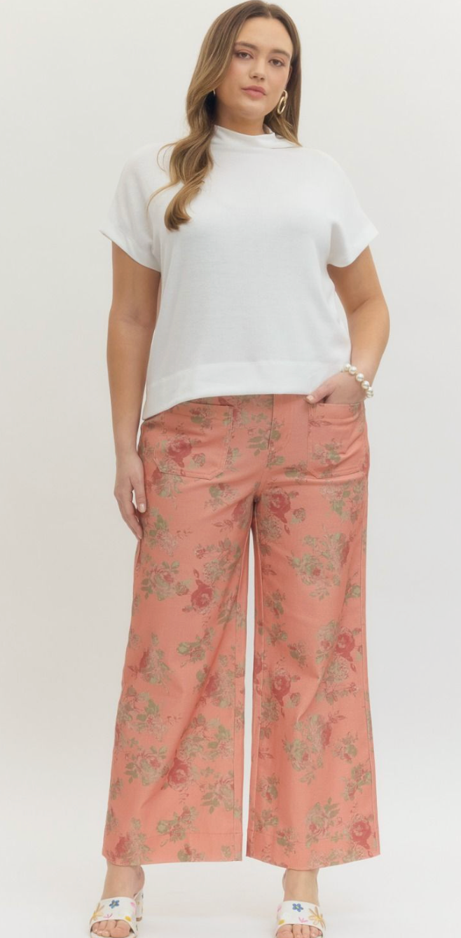 Becca Basic Mock Short Sleeve Top-Short Sleeve Tops-entro-The Silo Boutique, Women's Fashion Boutique Located in Warren and Grand Forks North Dakota