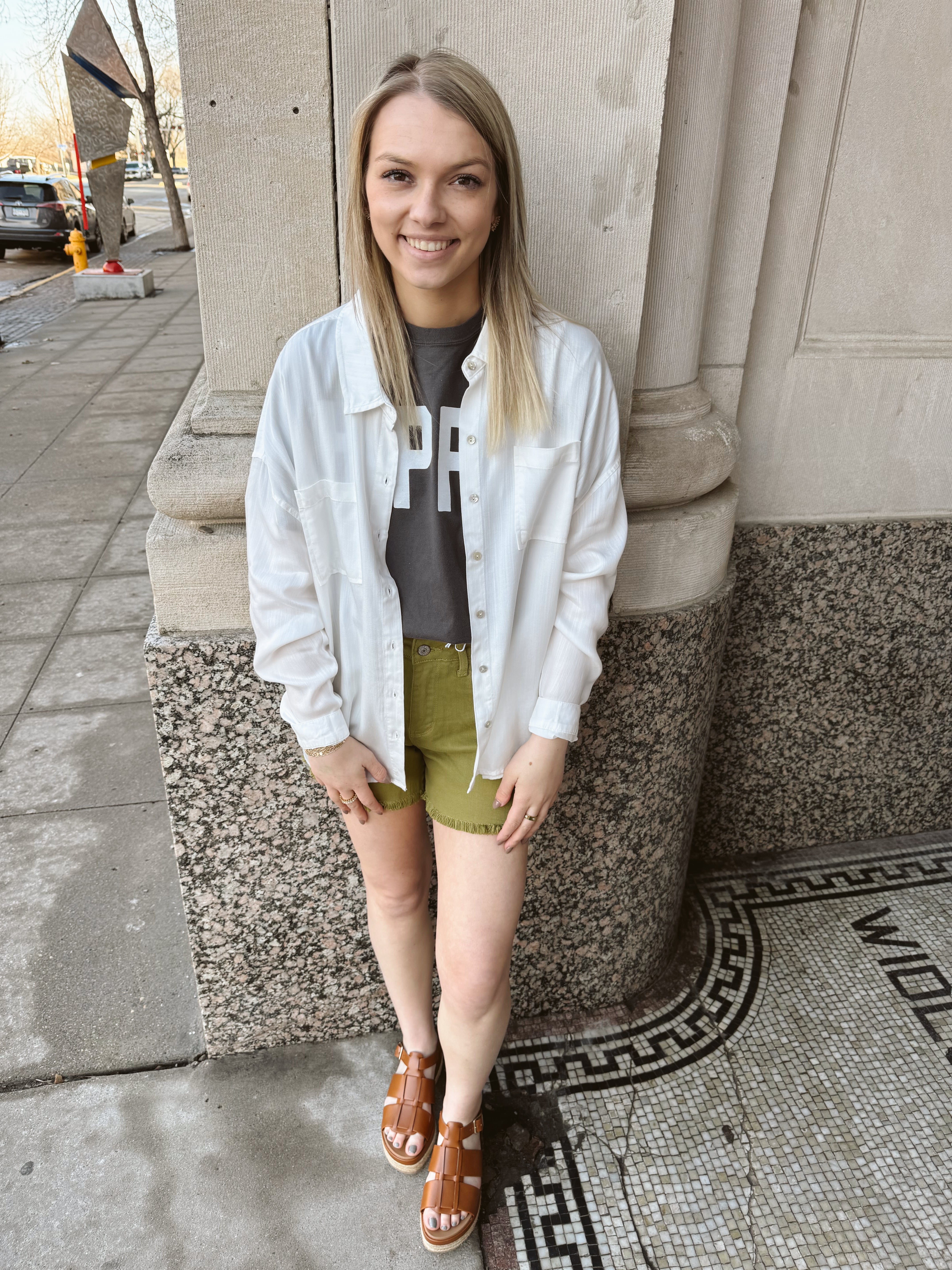 Dear John Arianna Top-White-Final Sale-Long Sleeve Tops-dear john-The Silo Boutique, Women's Fashion Boutique Located in Warren and Grand Forks North Dakota
