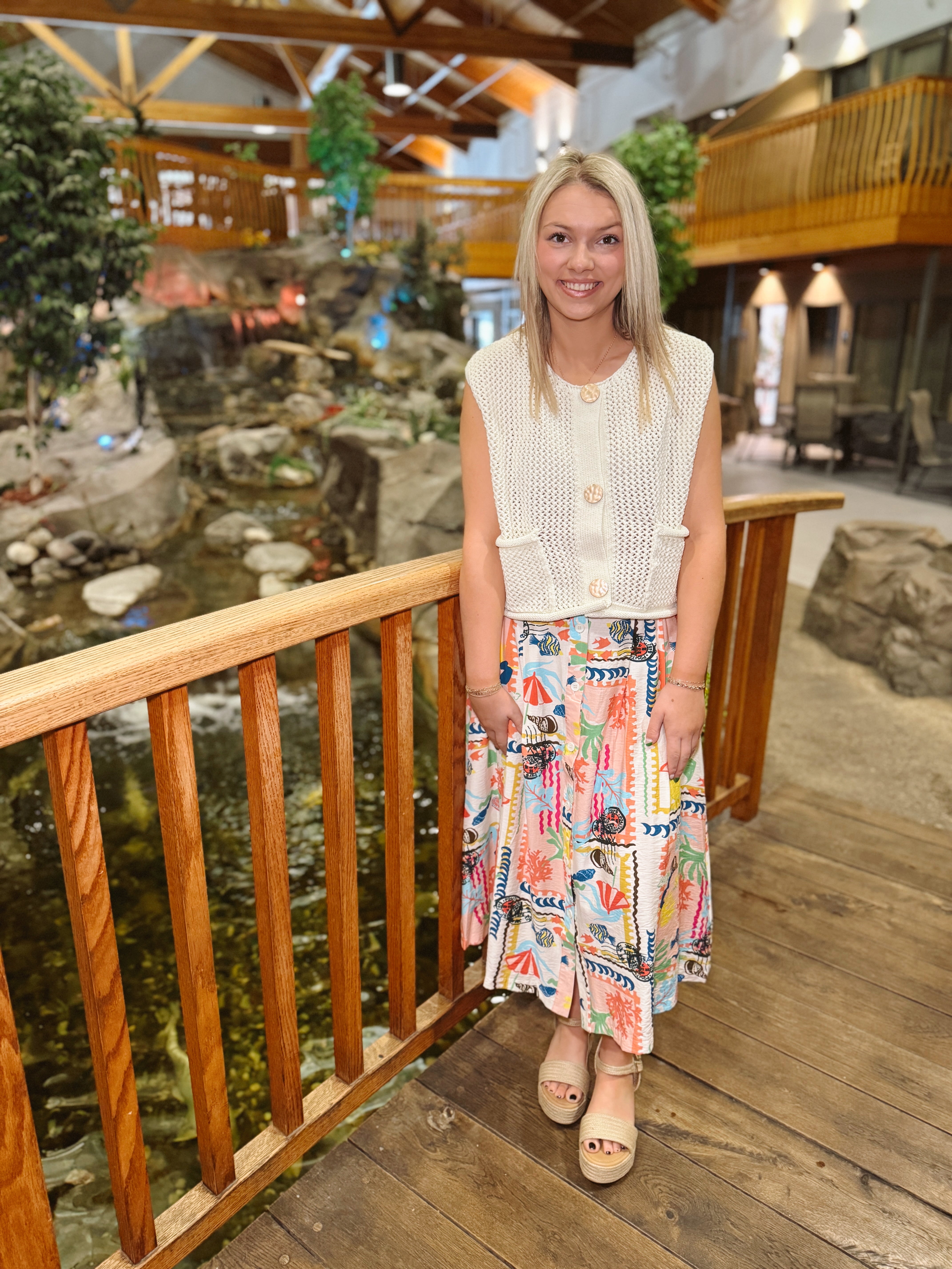 At The Beach Skirt-Final Sale-Skirts-Umgee-The Silo Boutique, Women's Fashion Boutique Located in Warren and Grand Forks North Dakota