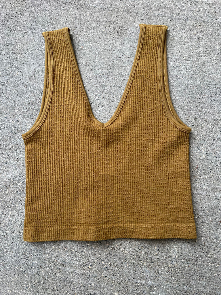 Together Olive Gold Bralette Top-Bralettes-by together-The Silo Boutique, Women's Fashion Boutique Located in Warren and Grand Forks North Dakota