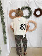 87 Short Sleeve Sweater-Sweaters-cotierra-The Silo Boutique, Women's Fashion Boutique Located in Warren and Grand Forks North Dakota