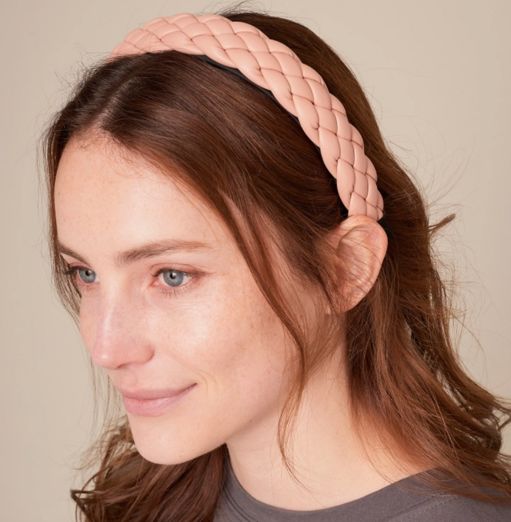 Tracy Braided Headband-Headbands-Avenue Zoe-The Silo Boutique, Women's Fashion Boutique Located in Warren and Grand Forks North Dakota
