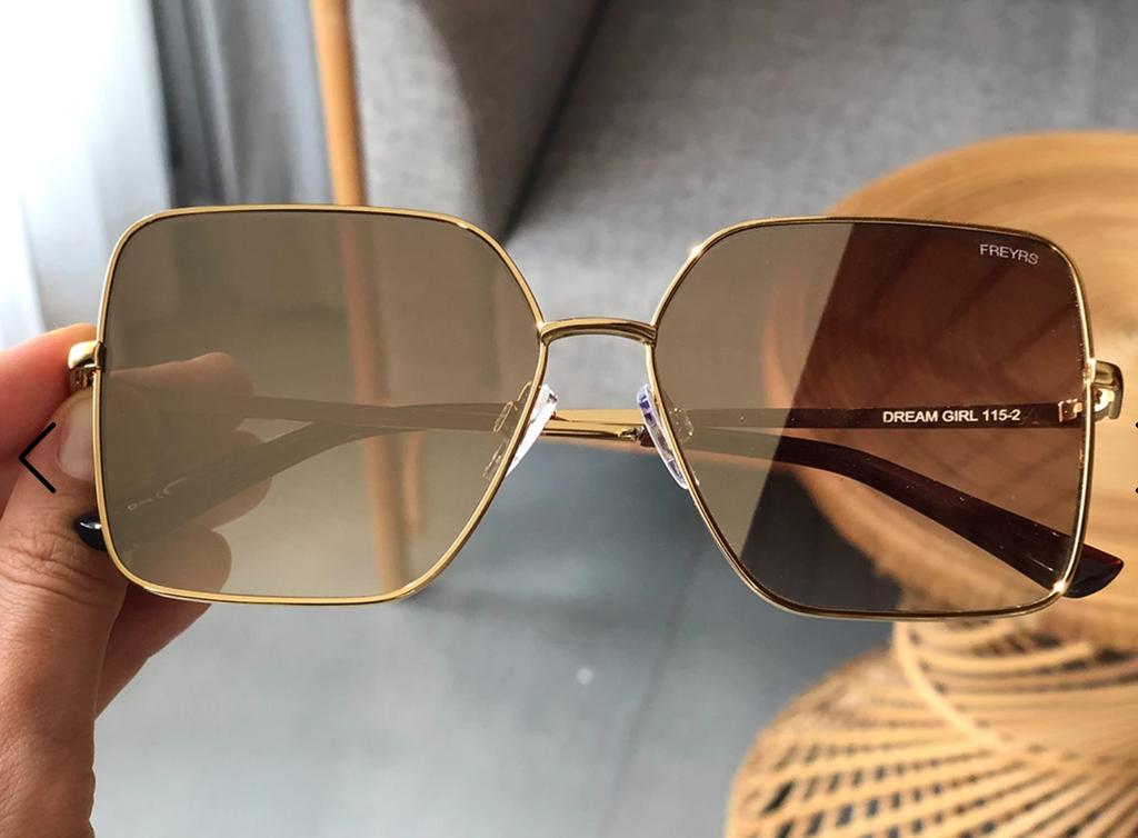 Freyrs Dreamgirl Gold Sunglasses-Sunglasses-freyers-The Silo Boutique, Women's Fashion Boutique Located in Warren and Grand Forks North Dakota