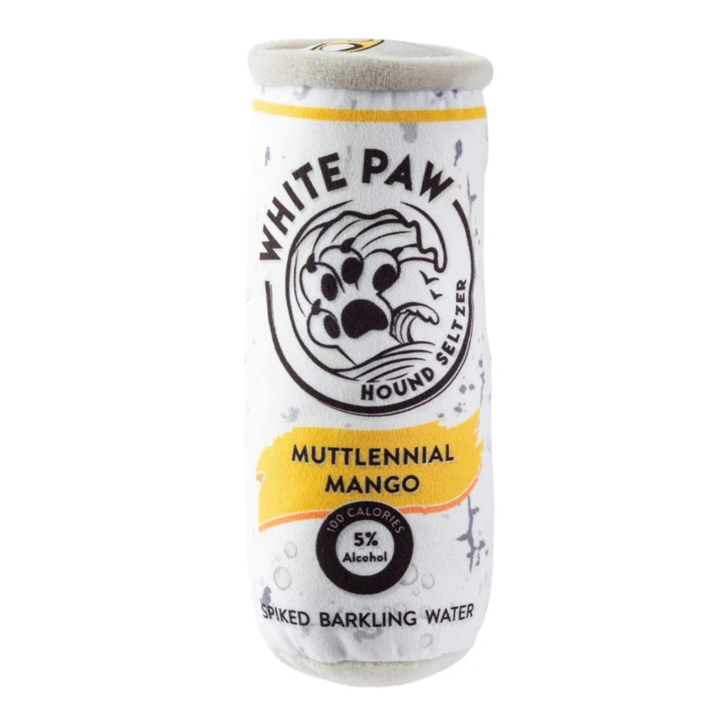 White Paw Muttlennial Mango Dog Toy-Dog Toys-haute diggity-The Silo Boutique, Women's Fashion Boutique Located in Warren and Grand Forks North Dakota