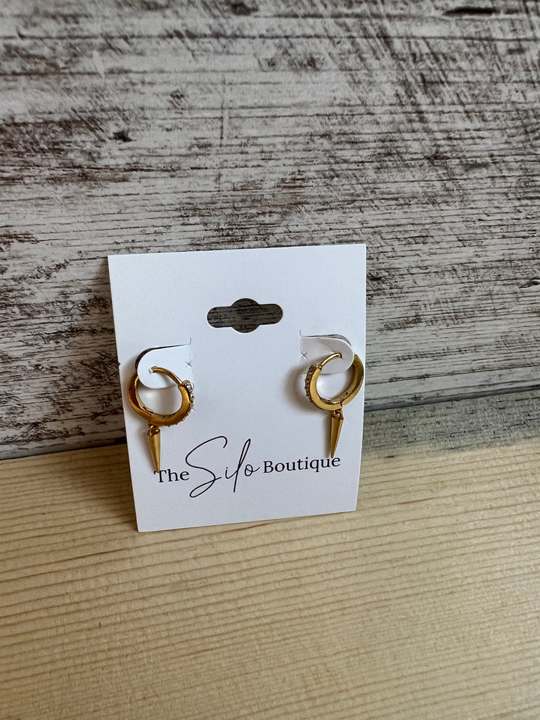 Spike Earrings Enc-Earrings-encore-The Silo Boutique, Women's Fashion Boutique Located in Warren and Grand Forks North Dakota