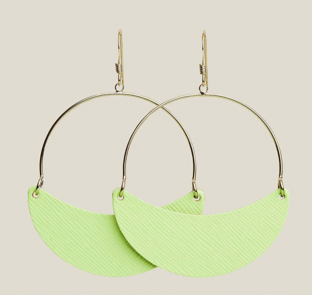 Nickel and Suede Citrus Asters Small Earrings-earrings-nickel and Suede-The Silo Boutique, Women's Fashion Boutique Located in Warren and Grand Forks North Dakota