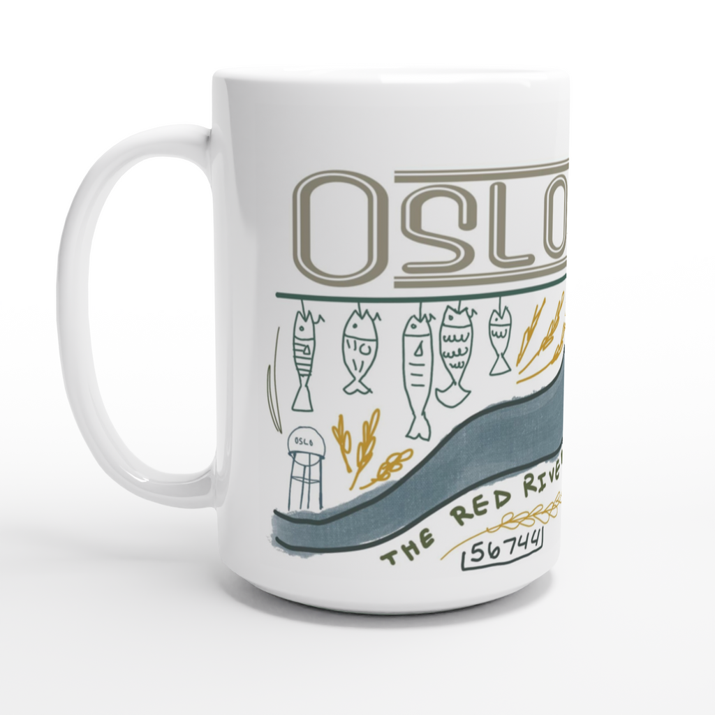 Oslo Coffee Mug-Coffee Mugs-ivory and sage-The Silo Boutique, Women's Fashion Boutique Located in Warren and Grand Forks North Dakota