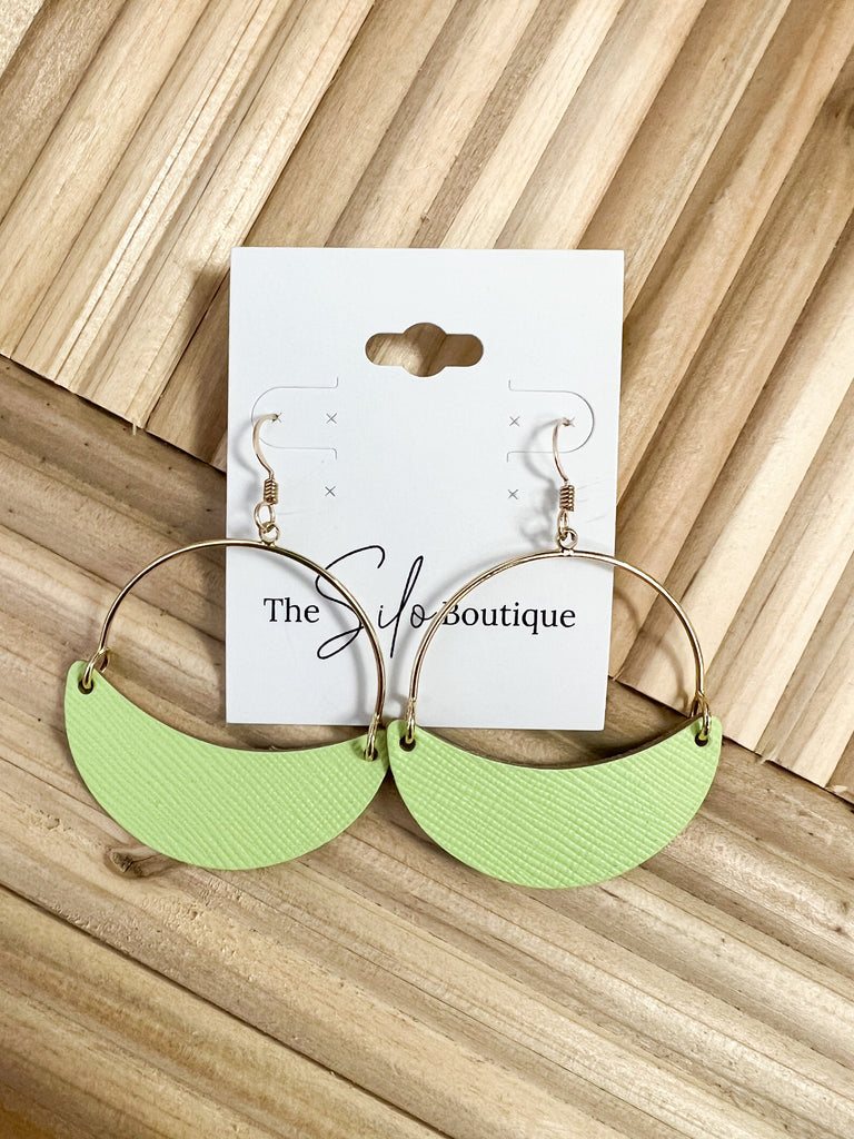 Nickel and Suede Citrus Asters Small Earrings-earrings-nickel and Suede-The Silo Boutique, Women's Fashion Boutique Located in Warren and Grand Forks North Dakota